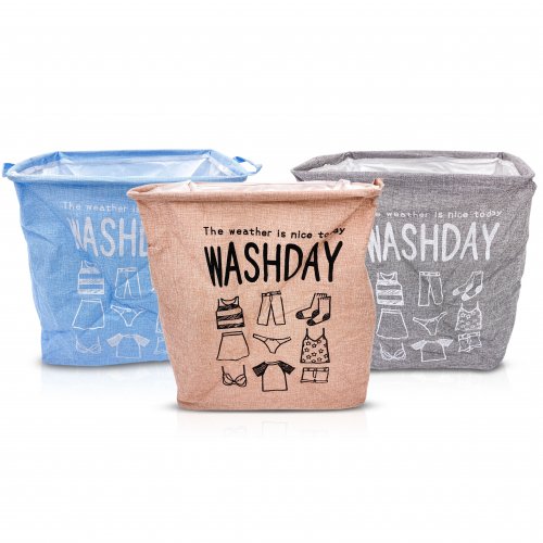 Bolsas para ropa Washday  - Colores surtidos - 45x35 cm 75L