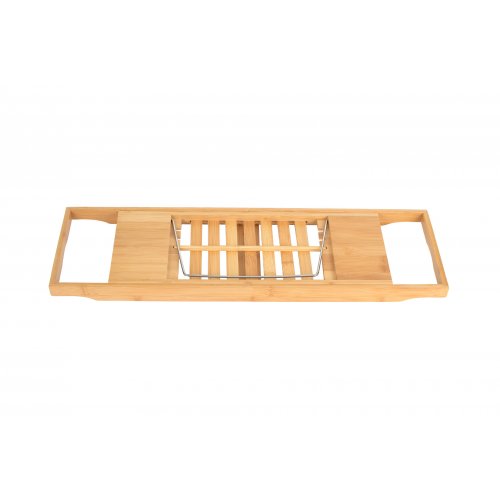 Cruce de bañera extensible con soporte para tablet 21x70cm - Bamboo -