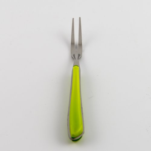 Set x6 tenedores copetin verde
