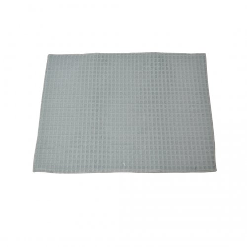 Paño secaplatos con cuadrados gris claro 38x51cm