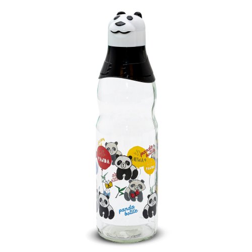 Botella para leche con tapa surtido 1lts - Panda