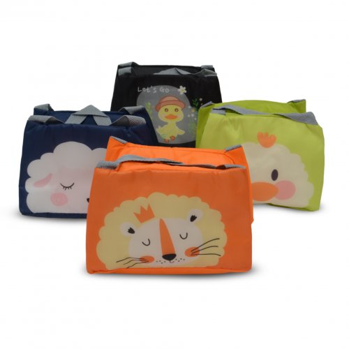 Bolsa térmica PVC diseño infantil surtidos 23x14x17cm