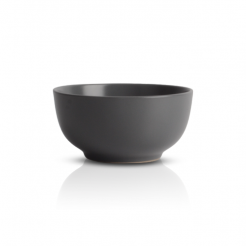 Set x6 bowls gris oscuro satinado 15x7cm