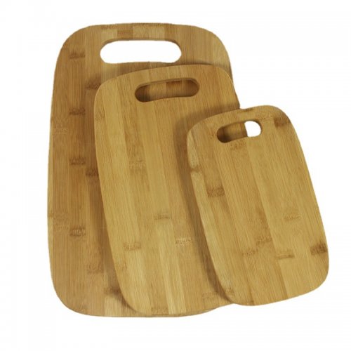 Set x 3 tablas de picar rectangulares 40x25cm / 32x19cm / 25x15cm - Bamboo -