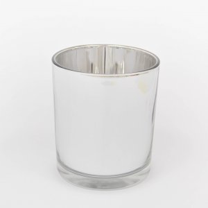 Candelabro vaso plateado - Ver tamaños disponibles