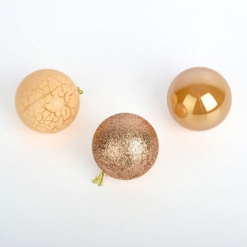 Set bolas doradas diseños surtidos - Ver medidas disponibles