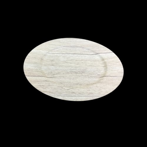 Plato de sitio simil madera 33cm