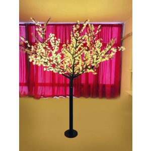 Cerezo en flor tronco marrón luz cálida con enchufe - Ver tamaños disponibles