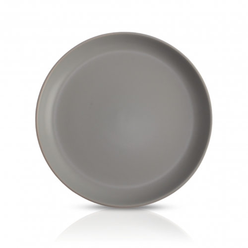 Set x6 platos postre gris claro satinado 21,2x3cm