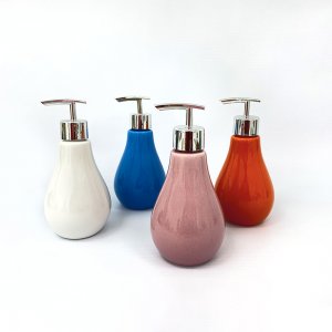 Dispenser jabón líquido ovalado colores surditos