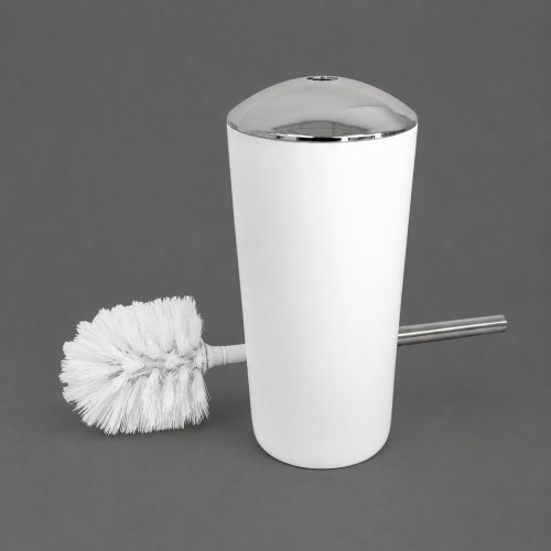 Cepillo de baño alta con tapa - Blanco