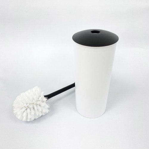 Cepillo de baño plástico con tapa - Blanco