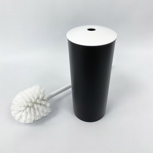 Cepillo de baño plástico con tapa - Negro
