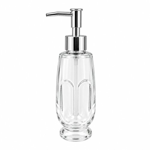Dispenser para jabón líquido con cara 6,5x21cm - Vidrio -