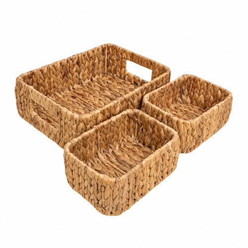 Set x3 canastos 37x26x9cm / 22x17x7,5cm - Jacinto -