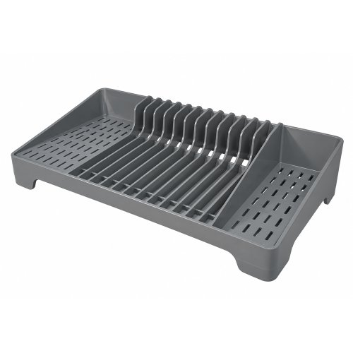 Secaplatos sin bandeja 40x21x8,5cm gris de plástico