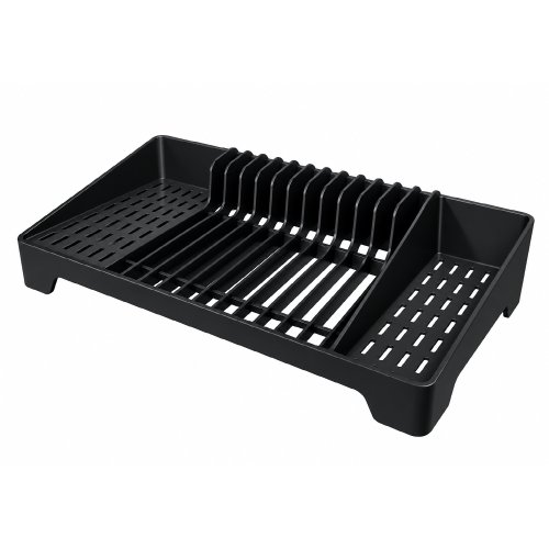 Secaplatos sin bandeja 40x21x8,5cm negro de plástico