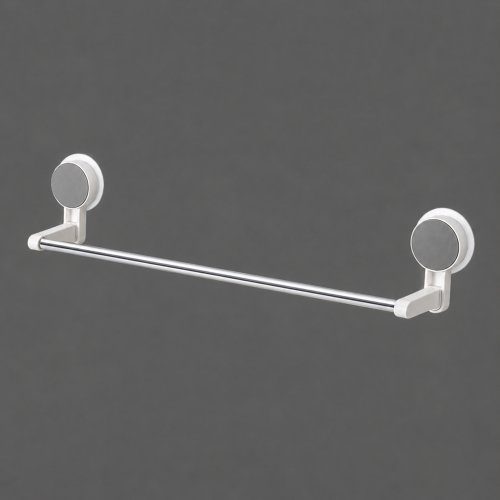 Barral de metal para toalla 48,5cm autoadhesivo