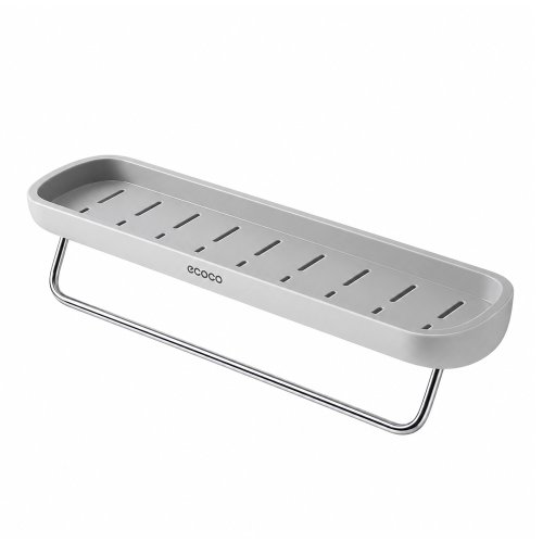 Estante organizador de plástico gris 42x12x55cm