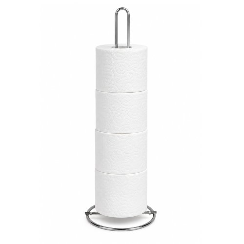 Porta papel higiénico simple cromado 50cm