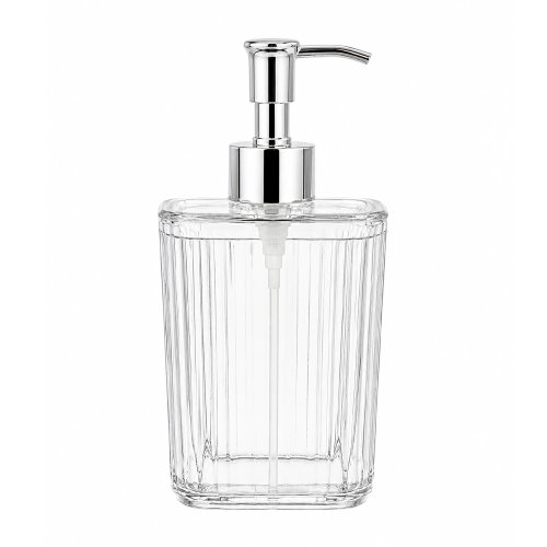 Dispenser para jabón líquido de acrílico rayado