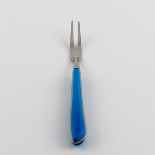 Set x6 tenedores copetin azul