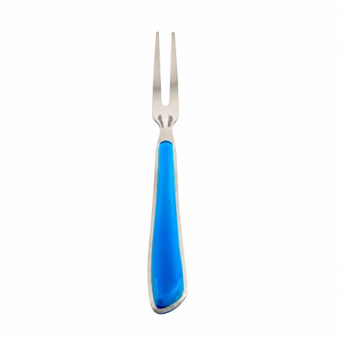 Set x6 tenedores copetin azul
