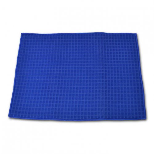 Paño secaplatos con cuadrados azul 38x51cm