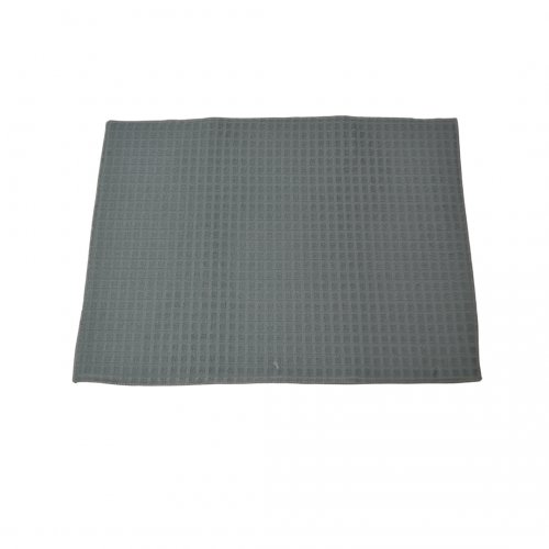 Paño secaplatos con cuadrados gris oscuro 38x51cm
