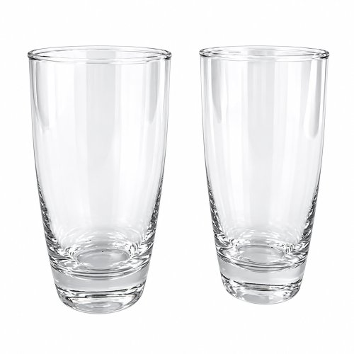 Set x6 vasos jugo con base transparente