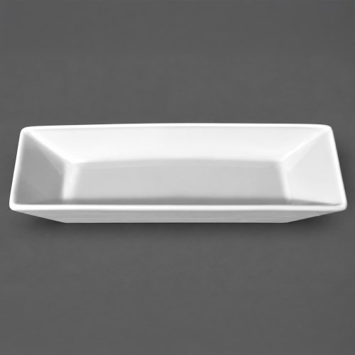 Bandeja porcelana rectangular 17x6,4cm