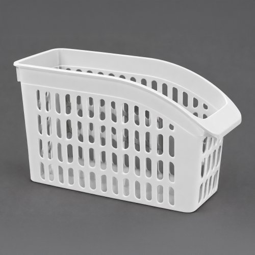 Organizador plástico para heladera blanco - Ver tamaños