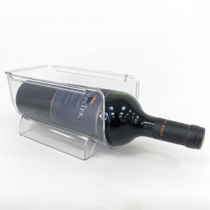 Soporte plástico apilable para vinos 