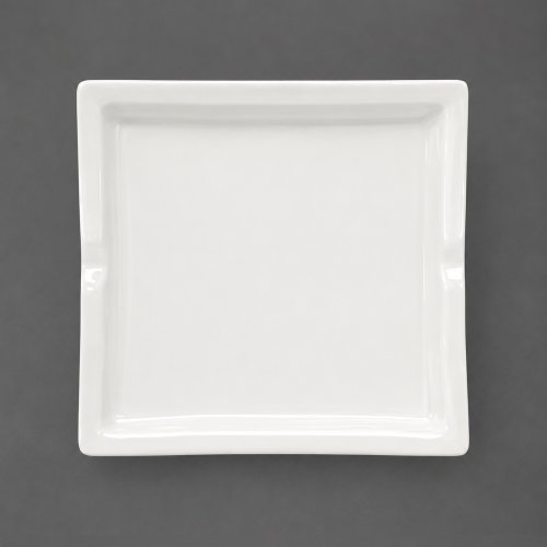 Plato de cerámica cuadrado