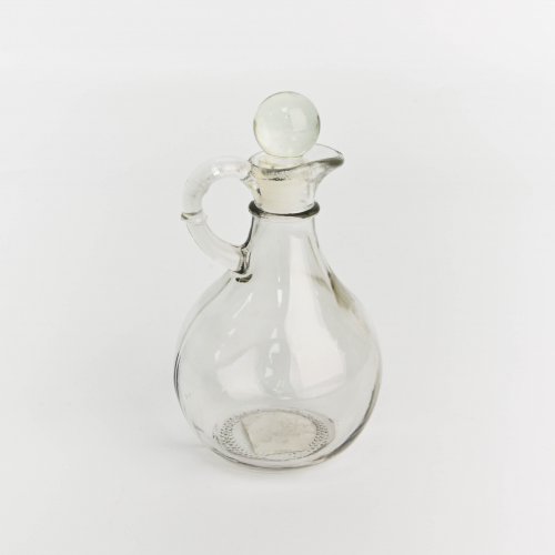 Botella para aceite de vidrio lisa