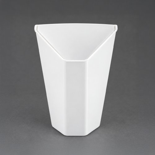 Cesto basura para mesada tapa vaiven  - Blanco