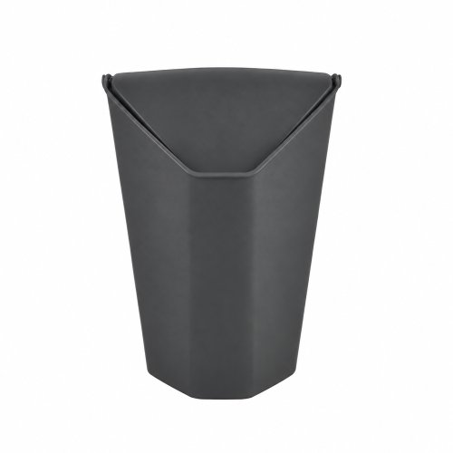 Cesto basura para mesada tapa vaivén - Gris