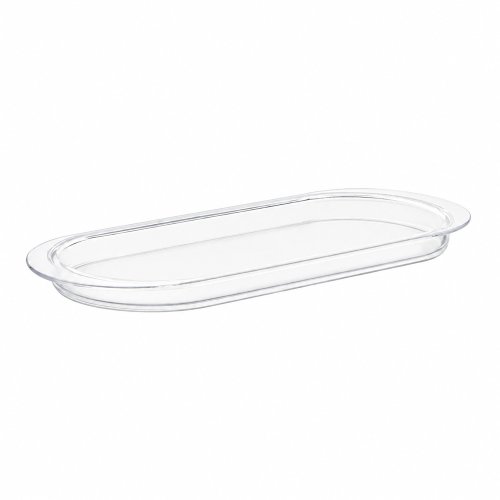 Bandeja plástica ovalada 27x11cm