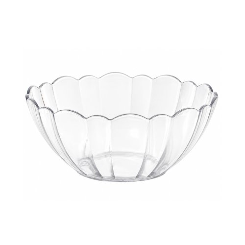 Bowl rayado acrílico borde irregular 14x6cm