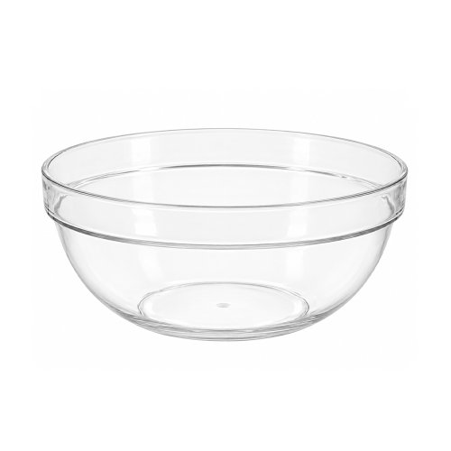 Bowl Liso Redondo Con Borde Ancho - Acrílico 14x6Cm