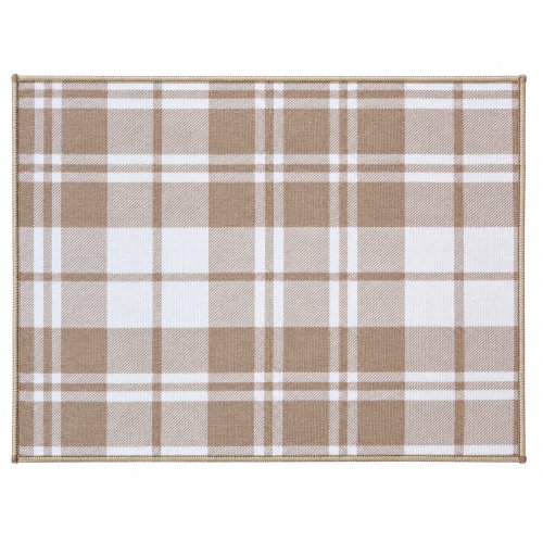 Paño secaplatos escocés - Beige - 38x50cm