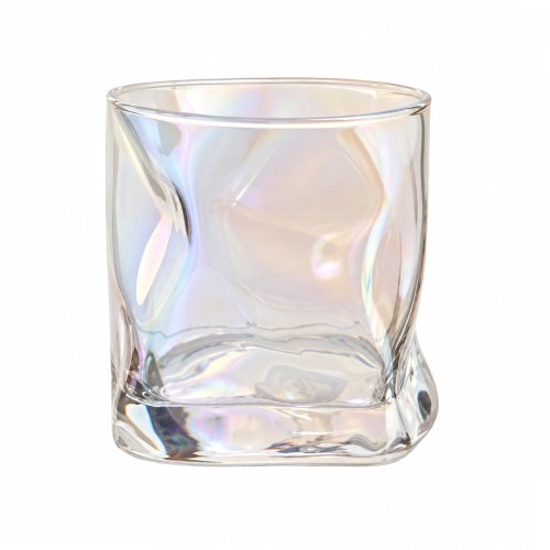 Set x6 vasos vidrio irregulares perlados 280ml