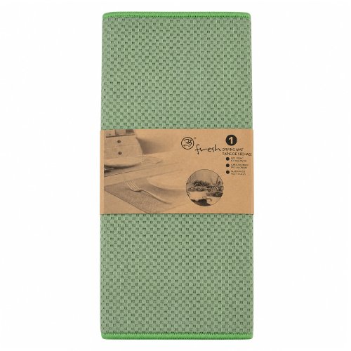 Paño secaplatos tramado 40x50cm verde de polyester