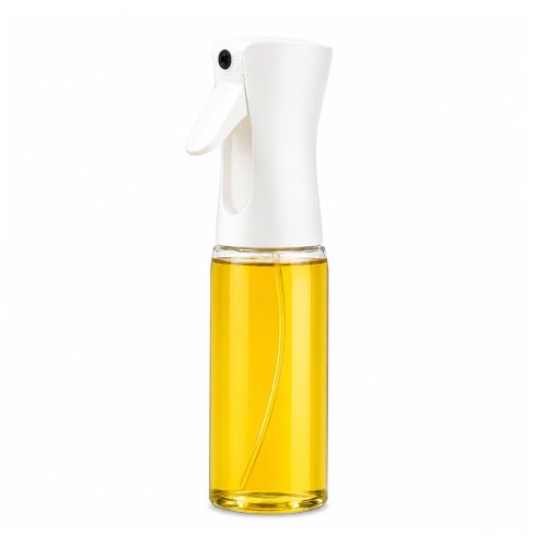Aceitera con atomizador surtida blanco 300ml 5,7x22cm de vidrio