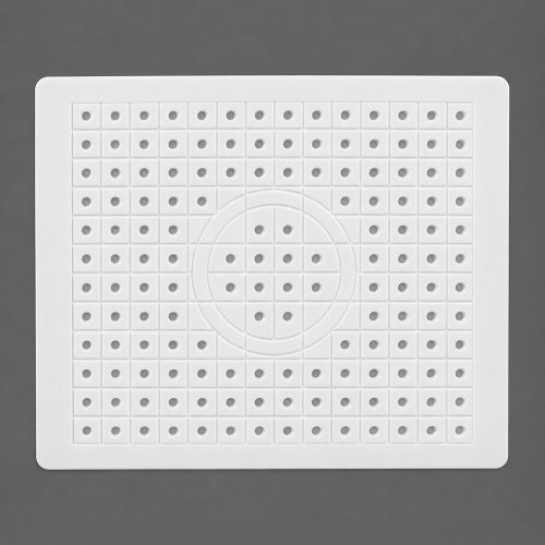 Protector para bacha de cocina rectangular flexible blanco 31,4x26,1cm - TPR -