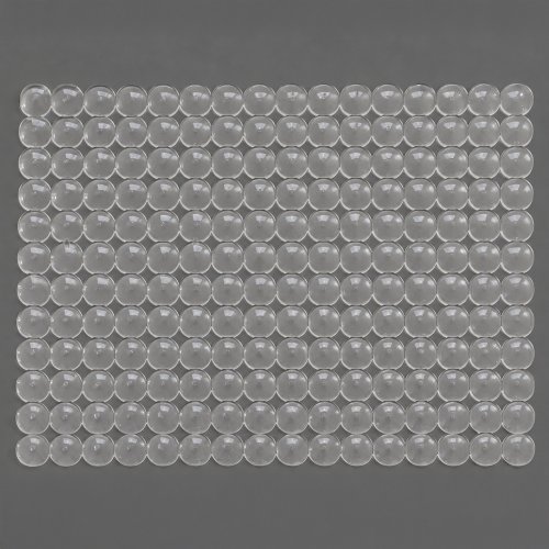Protector para bacha de cocina cuadrado flexible transparente 30x27cm - PVC -
