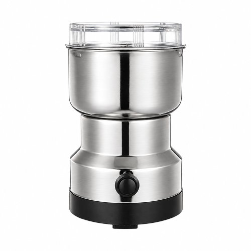 Molinillo de café 10,5x17cm 400ml - Acero y negro -