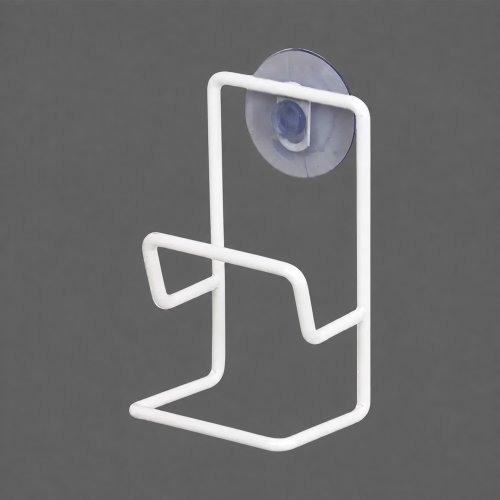 Organizador de esponjas blanco para bacha 7x5,4x12cm metal