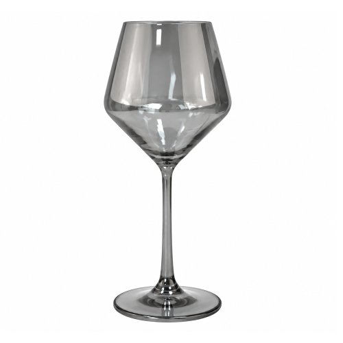 Set x6 copas vidrio  gris 445ml