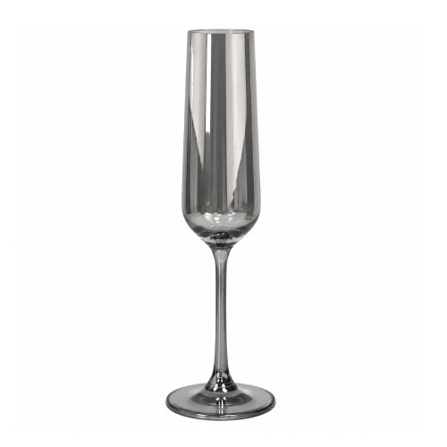 Set x6 copas champagene vidrio gris 206ml